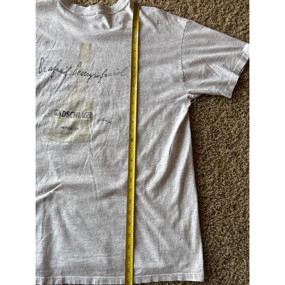 Vintage Goldschlager Single Stitched XL Spring Ford Heather Gray Alcohol Tee - Picture 8 of 8